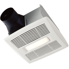 Broan AE50110DCL Flex DC™ Series Bathroom Fan with LED Light