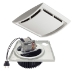 Broan QK60S 60 CFM Quick Install Bathroom Exhaust Fan Motor and Grille Upgrade Kit