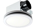 Delta ITG100RLED Bathroom Fan/Edge-Lit LED Light Round Panel - ITG100RLED