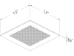 Delta SIG-MTL Metal Bathroom Grille - SIG-MTL