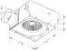 Delta SLM70D Bathroom Fan with Duel Speed - SLM70D