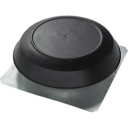 Broan 356BK 8.0 Amp, Black, Roof Mounted Powered Attic Ventilator