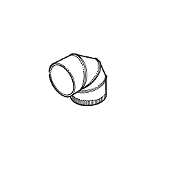 Broan 415 Adjustable Elbow