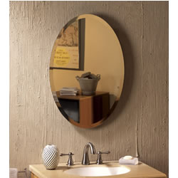 NuTone 52WH184PV Oval - 1" Beveled Mirror