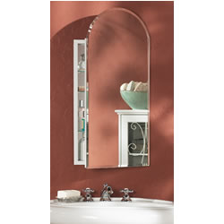 NuTone 52WH244PA Arch - 1/2" Beveled Mirror