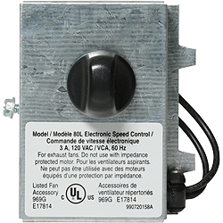 Broan 80L Bathroom Fan Wall Control