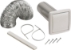 Nutone WVK2A 4" Round Duct Wall Ducting Kit for Bathroom Ventilation Fans