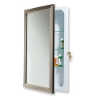 Nutone 625N244SNCL Locking Bath Cabinet - Satin Nickel