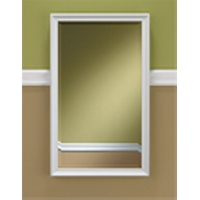 Medicine Cabinet S568N344SSWHP White Framed