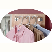 Ironaway Garment Bar for an Ironing Board