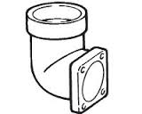 Vacumaid PF243A 90 Degree Flanged Ell