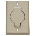 Vacumaid SV8020 1-1/4" Plastic Round Door Wall Inlet