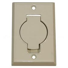 Vacumaid SV8016A 1-1/4" Plastic Round Door Wall Inlet