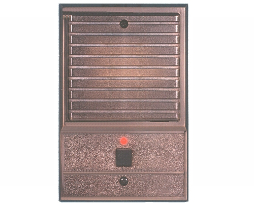 Valet Louvered Style AntiqueBrass Door Station - Louvered - Antique Brass