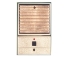 Valet Louvered Style BrightBrass Door Station - Louvered- Bright Brass